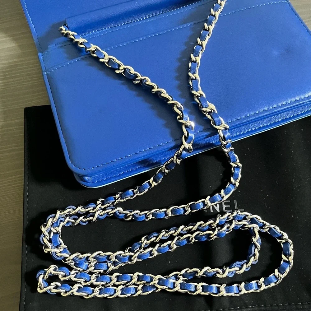 CHANEL Limited Edition Multicolor Lambskin Quilted WOC Wallet On Chain